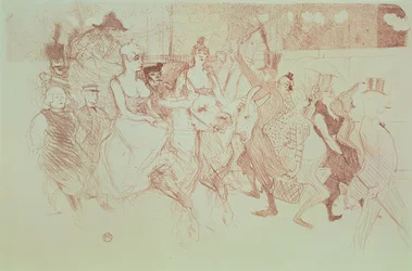 Een gala in de Moulin Rouge, 1893